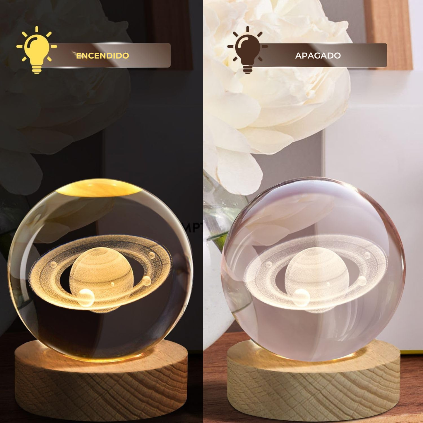 Bola De Cristal Saturno